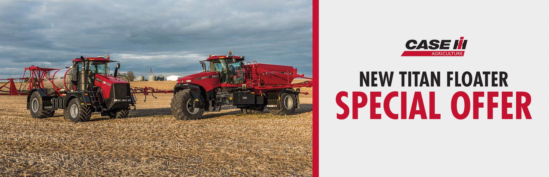 Case IH: New Titan Floater Offer
